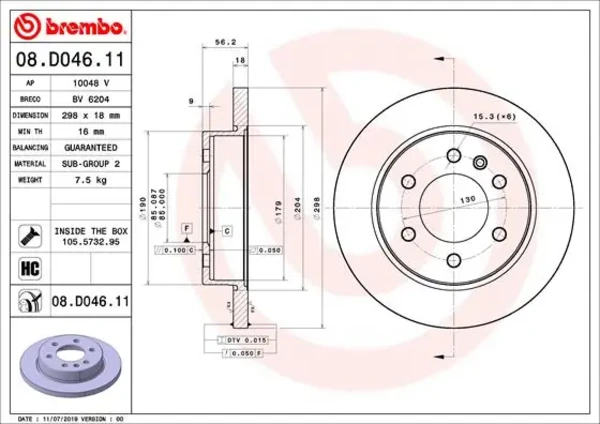 08D04611 Brembo