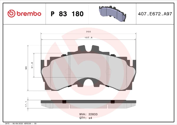 P83180 Brembo