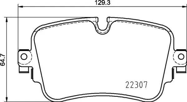 Sapatas do freio traseiras de disco P85161 Brembo