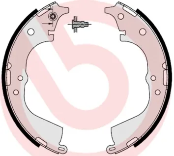 Sapatas do freio traseiras de tambor S83537 Brembo