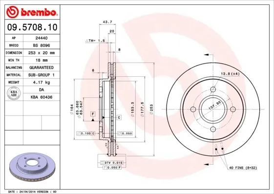 09570810 Brembo