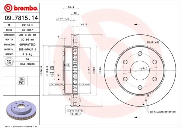 09781514 Brembo