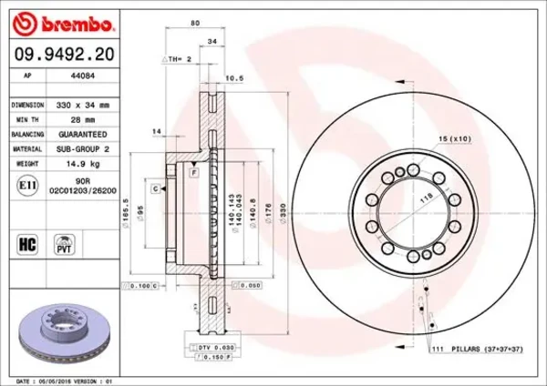 09949220 Brembo