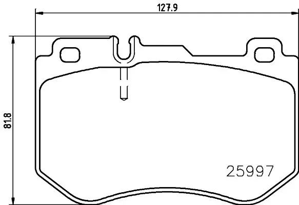 Sapatas do freio dianteiras de disco P50123 Brembo
