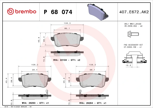 P68074 Brembo