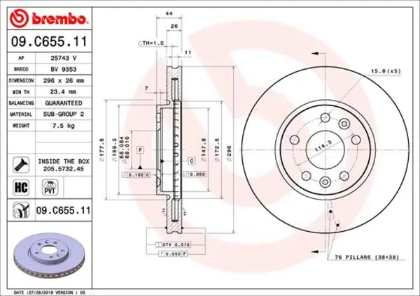 09C65511 Brembo