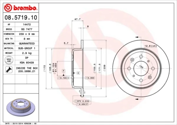 08571910 Brembo