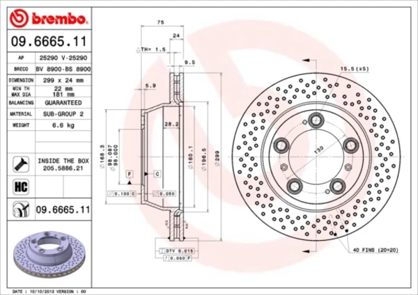 09666511 Brembo