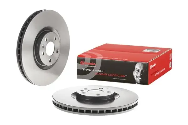 Disco do freio dianteiro 09C93611 Brembo