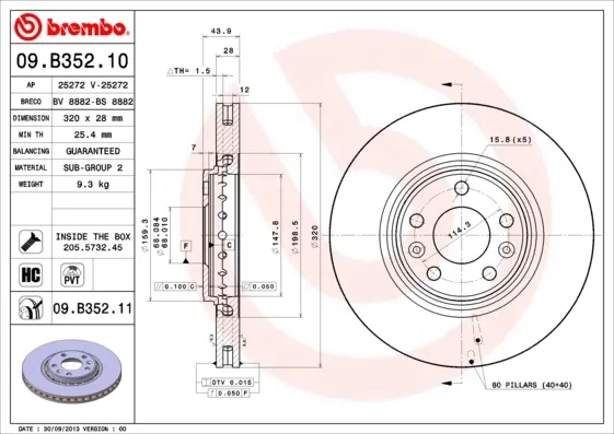  Brembo 09B35211