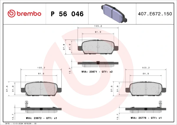 P56046 Brembo