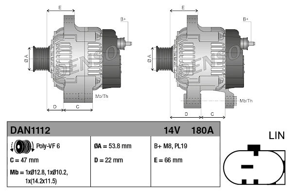 DAN1112 Denso