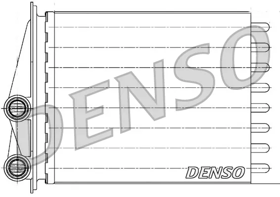 Radiador de forno (de aquecedor) DRR23020 Denso