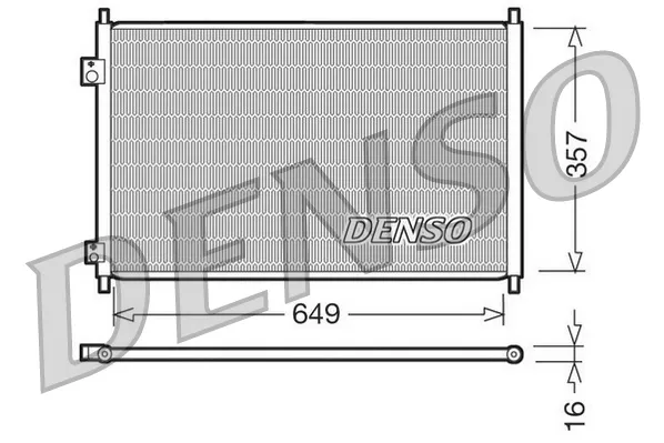 Radiador de aparelho de ar condicionado Honda Civic VII hatchback (EU, EP, EV) (2000 - 2006) preço, a partir de