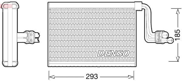 DEV05002 Denso vaporizador de aparelho de ar condicionado