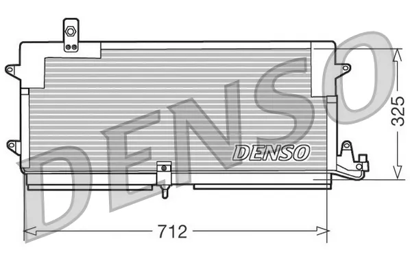 Radiador de aparelho de ar condicionado para Volkswagen Passat B3, B4 3A5, 351, 315