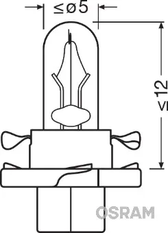 Lâmpada 2452MFX6 Osram