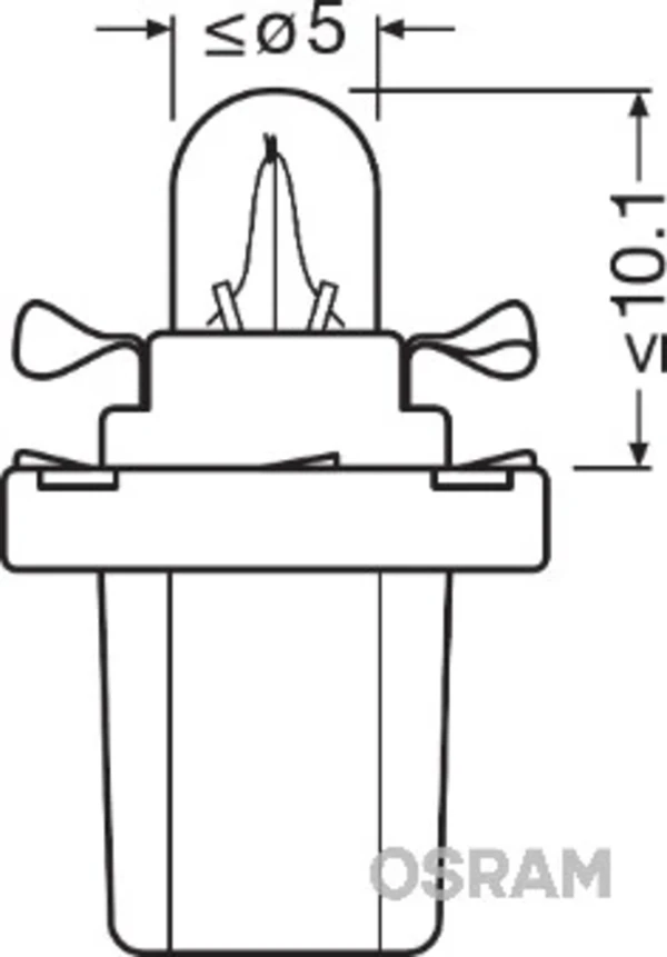 2721MF Osram lâmpada