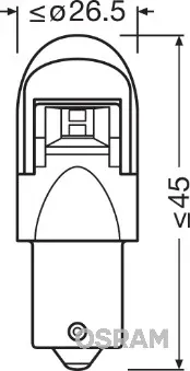 Lâmpada 7556R02B Osram