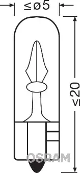 Lâmpada 2723 Osram