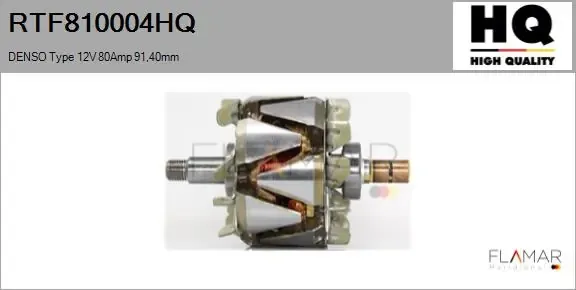 Induzido (rotor) do gerador RTF810004HQ Flamar