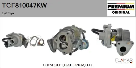 Turbina TCF810047KW Flamar