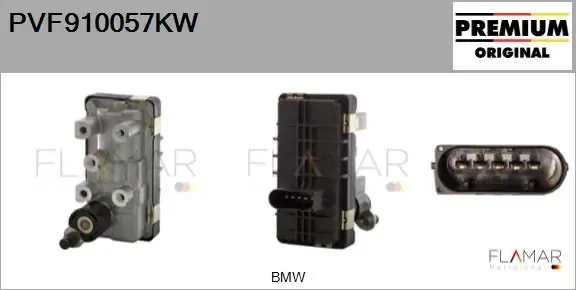 Válvula (atuador) de controlo de turbina PVF910057KW Flamar