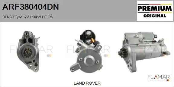 Motor de arranco ARF380404DN Flamar