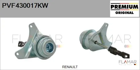 Válvula (atuador) de controlo de turbina PVF430017KW Flamar