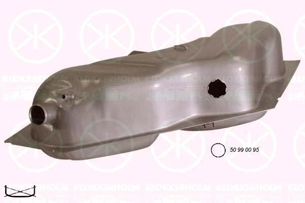 Tanque de combustível para Opel Kadett (35, 36, 45, 46)