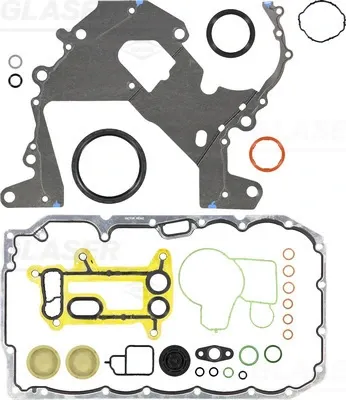 Kit inferior de vedantes de motor B3724900 Glaser