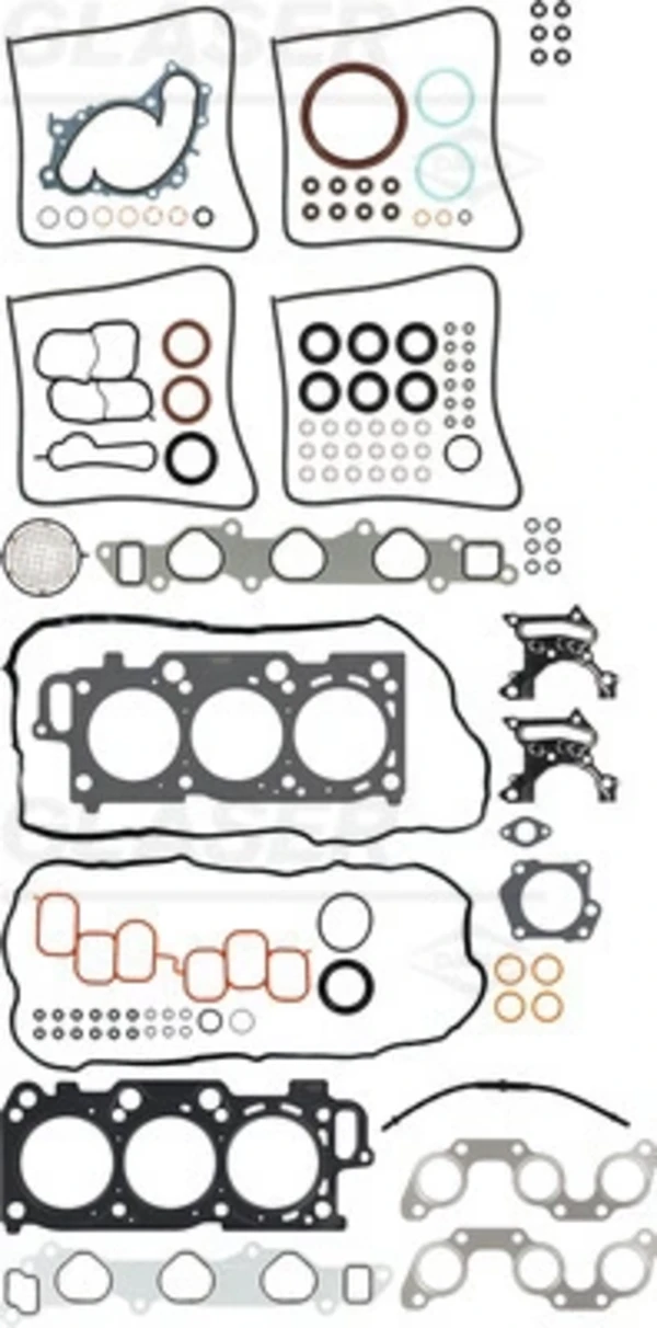Kit de vedantes de motor completo para Toyota Highlander 