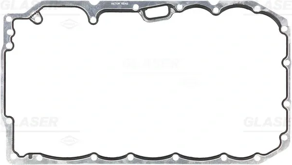 Vedante de panela de cárter do motor X5493301 Glaser