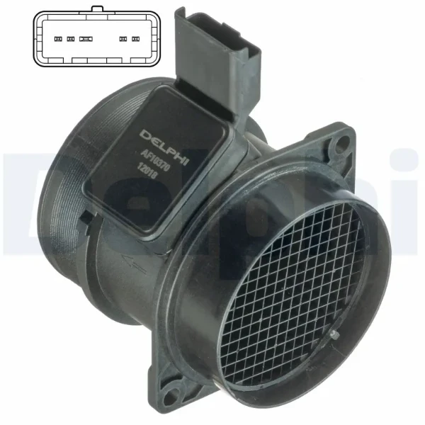 AF10370-12B1 Delphi sensor de fluxo (consumo de ar, medidor de consumo M.A.F. - (Mass Airflow))