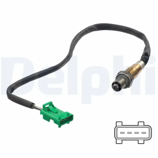 Sonda lambda, sensor de oxigênio até o catalisador ES2131612B1 Delphi