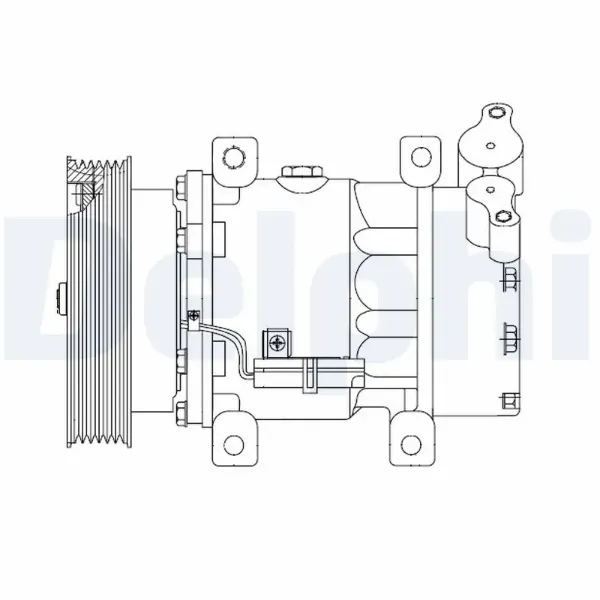 Compressor de aparelho de ar condicionado CS20523 Delphi