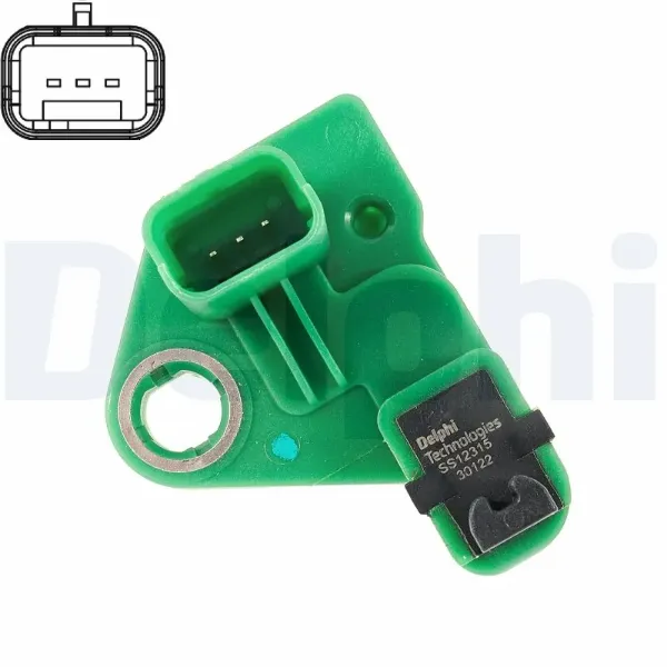 Sensor de posição (de revoluções) de cambota SS1231512B1 Delphi