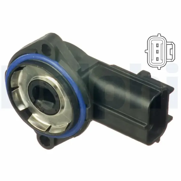 Sensor de posição da válvula de borboleta (potenciômetro) SS1052812B1 Delphi