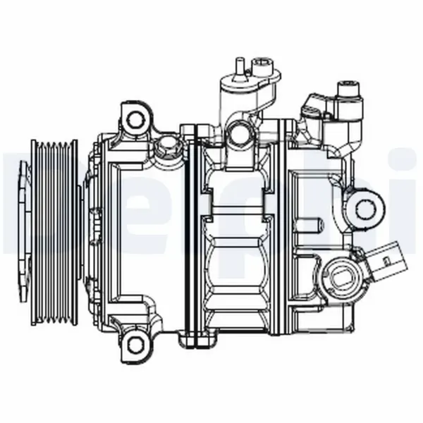Compressor de aparelho de ar condicionado CS20529 Delphi