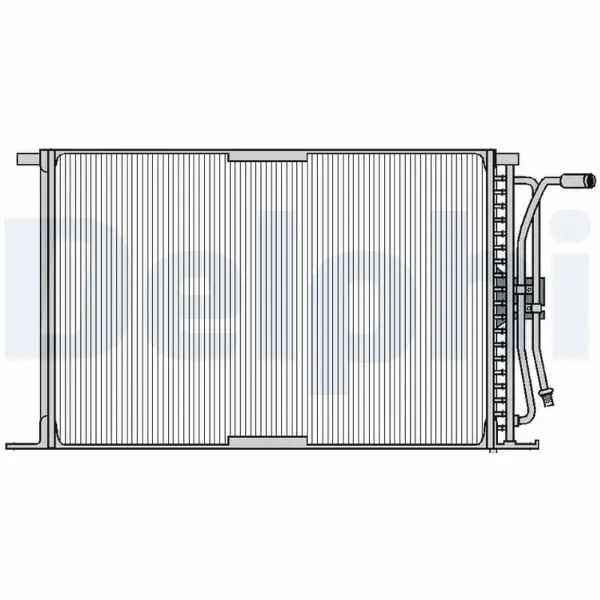 Radiador de aparelho de ar condicionado TSP0225026 Delphi