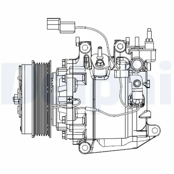 Compressor de aparelho de ar condicionado CS20503 Delphi