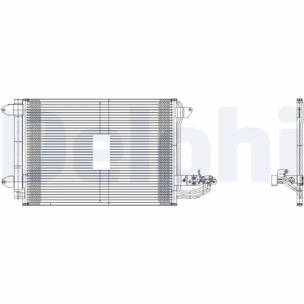 Radiador de aparelho de ar condicionado TSP0225482 Delphi