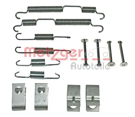 Kit de montagem das sapatas traseiras de tambor KIA Picanto II
