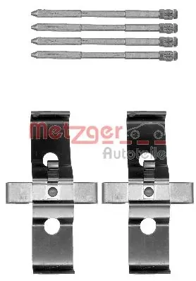 Kit de molas de fixação de sapatas de disco dianteiras Volkswagen Touareg I