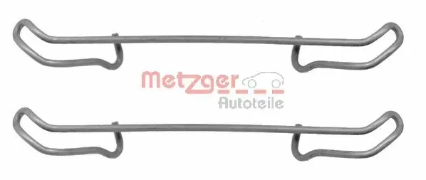 Kit de molas de fixação de sapatas de disco dianteiras Fiat Tipo 160