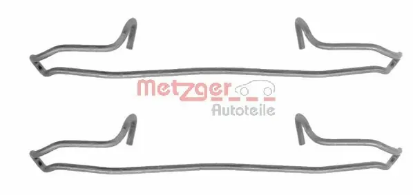 Kit de molas de fixação de sapatas de disco dianteiras Citroen C4 GRAND PICASSO I