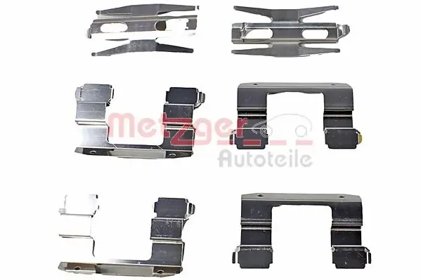 Kit de molas de fixação de sapatas de disco dianteiras Hyundai Elantra III