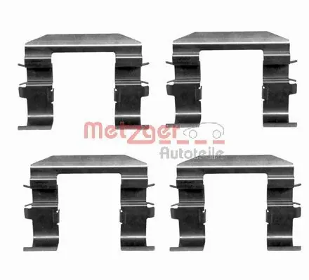 Kit de molas de fixação de sapatas de disco dianteiras KIA Sorento I