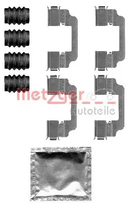 Kit de molas de fixação de sapatas de disco traseiras BMW 5 G31
