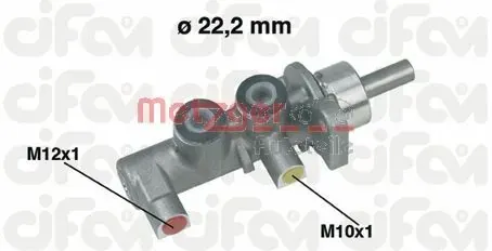 Cilindro mestre do freio Opel Combo B